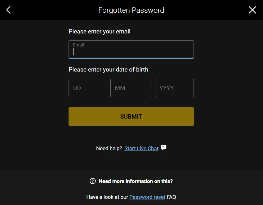 registration bWin Casino